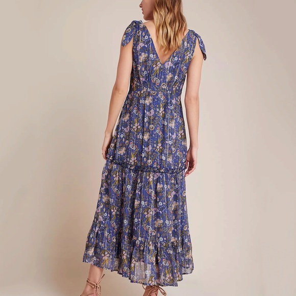 Anthropologie Lyndsey Shimmer Maxi Dress - Picture 2 of 7